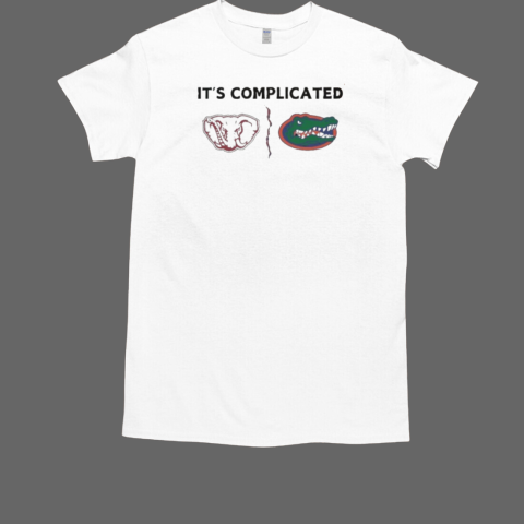 It's Complicated Alabama Crimson Tide Vs Florida Gators T-Shirt