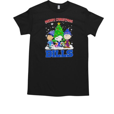 Merry Christmas Buffalo Bills X Peanuts And Friends T-Shirt