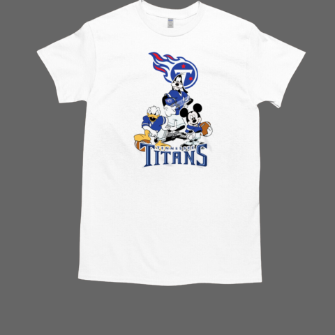 Mickey Pluto Donald Tennessee Titans T-Shirt