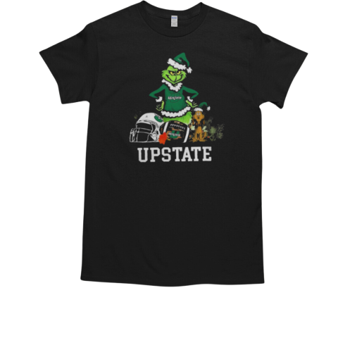 NCAA Grinch Shirt The Grinch And USC Upstate Christmas T-Shirt