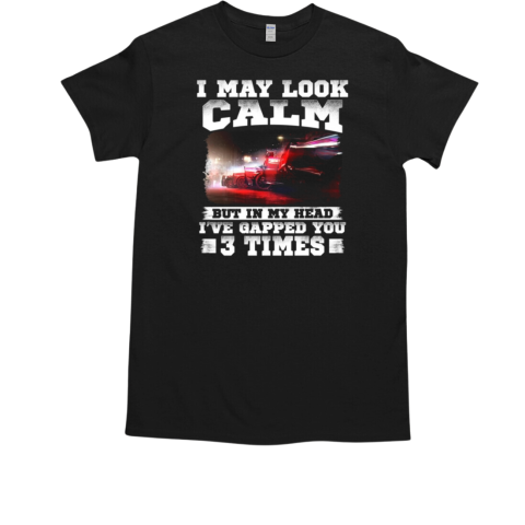 I May Look Calm But In My Head I've Gapped You 3 Times T-Shirt