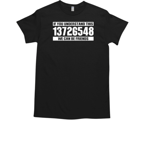 If You Understand This 13726548 We Can Be Friends T-Shirt