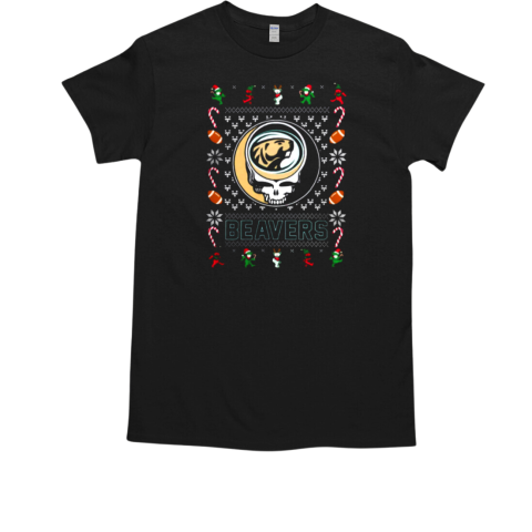 Bemidji State Beavers x Grateful Dead Christmas T-Shirt