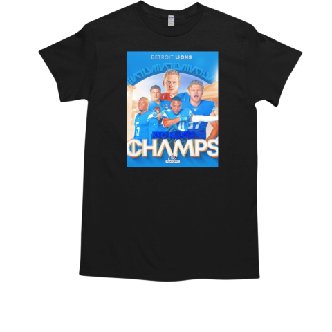 Detroit Lions AFC South Champs Celebration Jersey T-Shirt