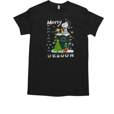 Ducks Snoopy And Woodstock Merry Christmas T-Shirt