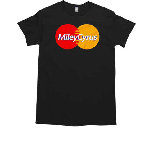 Miley Cyrus Mastercard parody T-Shirt