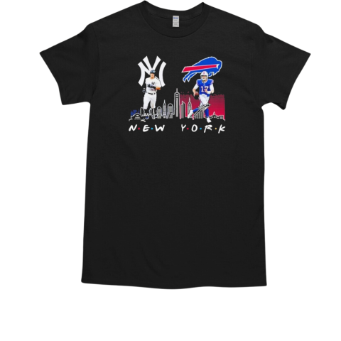 New York Yankees Baseball Buffalo Bills Football The Friends The Proud T-Shirt