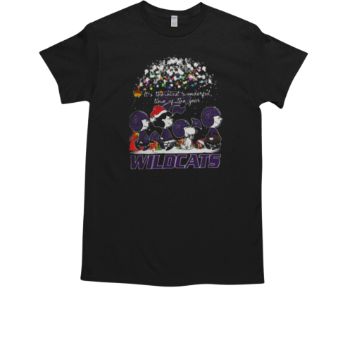 Peanuts Kansas State Wildcats It's The Most Wonderful Time Of The Year Winter T-Shirt