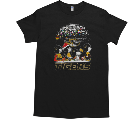 Peanuts Missouri Tigers It's The Most Wonderful Time Of The Year Winter T-Shirt