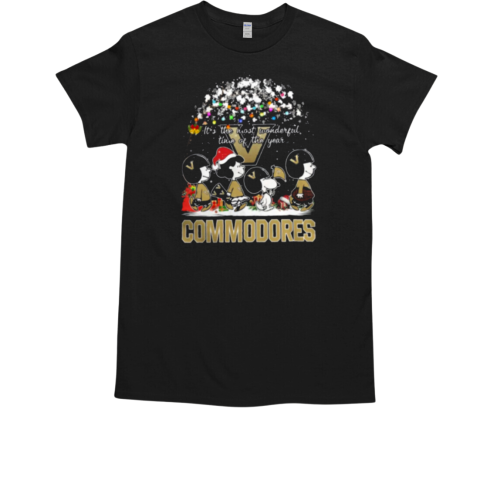 Peanuts Vanderbilt Commodores It's The Most Wonderful Time Of The Year Winter T-Shirt