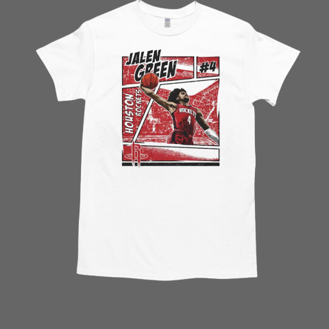 Jalen Green Houston Rockets NBA basketball comic vintage T-Shirt