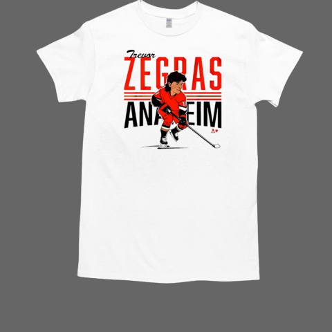 Trevor Zegras_ Center Ice Caricature T-Shirt