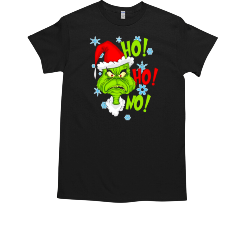 Santa Grinch Ho Ho Ho you're a mean one Christmas T-Shirt