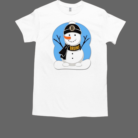 Snowman Boston Bruins Hockey T-Shirt