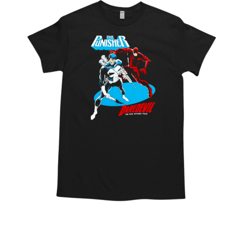 The Punisher vs Daredevil graphic T-Shirt