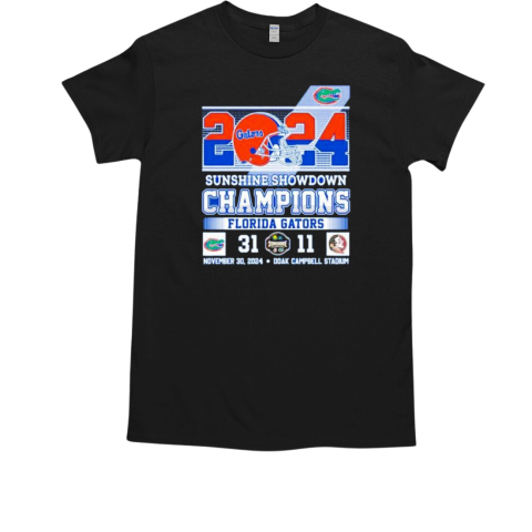 Florida Gators 2024 The Sunshine Showdown Champions T-Shirt