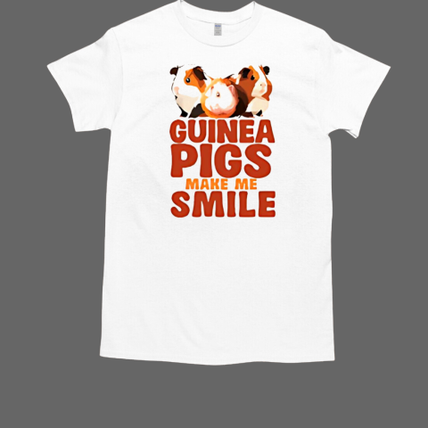 Guinea pigs make me smile T-Shirt