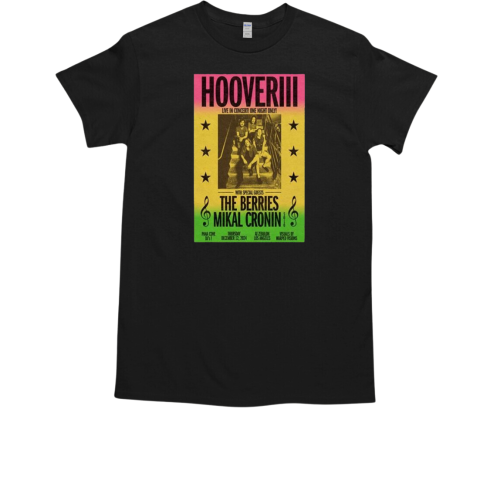 Hooveriii Zebulon in Los Angeles CA Dec 12 2024 Tour Poster T-Shirt