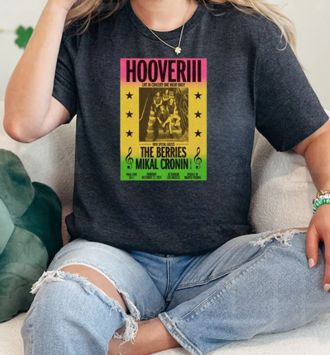 Hooveriii Zebulon in Los Angeles CA Dec 12 2024 Tour Poster  Classic Womens T-shirt