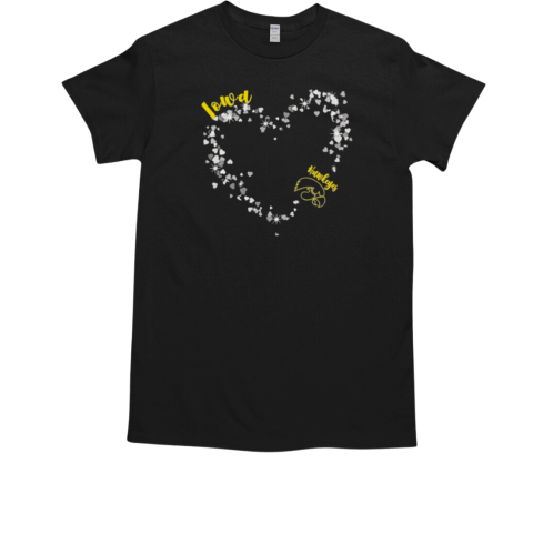 Iowa Hawkeyes pride hearts in team T-Shirt