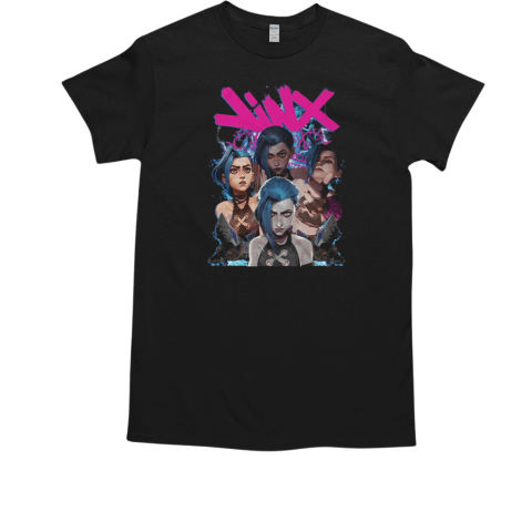 Jinx Arcane Vintage League Of Legends T-Shirt