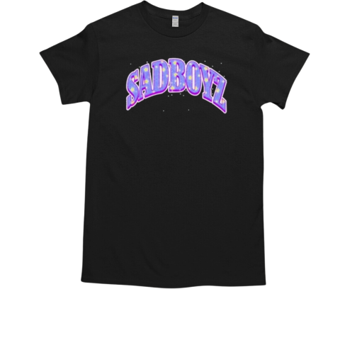 Sad Boyz Rhinestone Logo Star T-Shirt