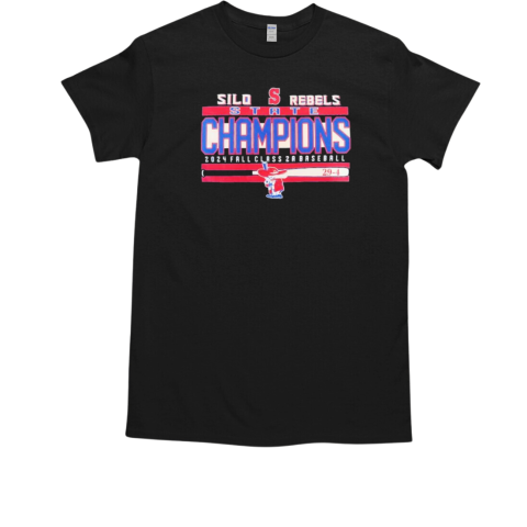 Silo Rebels 2024 Fall Class 2A Baseball State Champions T-Shirt