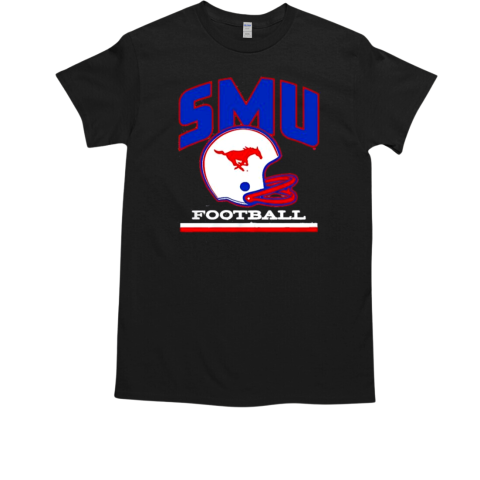 SMU Mustangs football helmet vintage T-Shirt