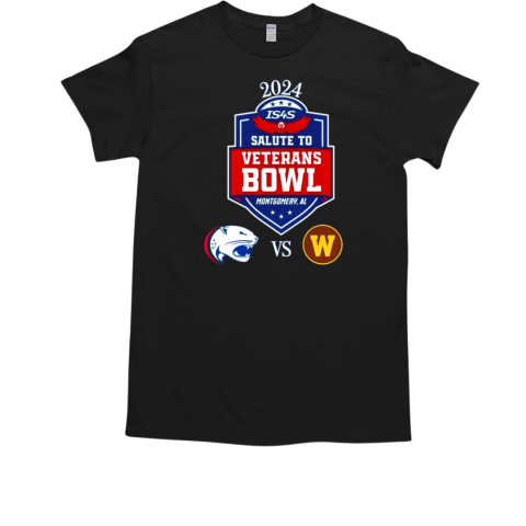 South Alabama Vs. Western Michigan 2024 Is4s Salute To Veterans Bowl Matchup T-Shirt