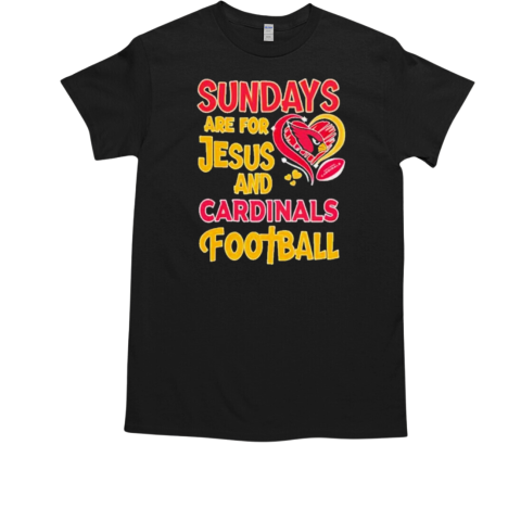 Sundays are for Jesus and Arizona Cardinals football diamond T-Shirt