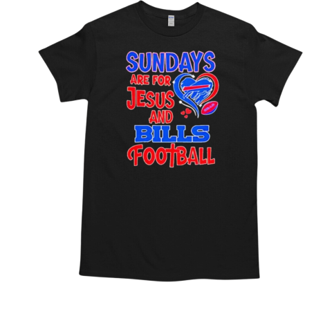 Sundays are for Jesus and Buffalo Bills football diamond T-Shirt