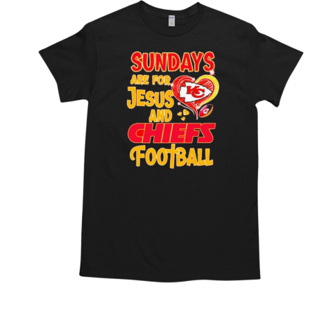 Sundays are for Jesus and Kansas City Chiefs football diamond T-Shirt