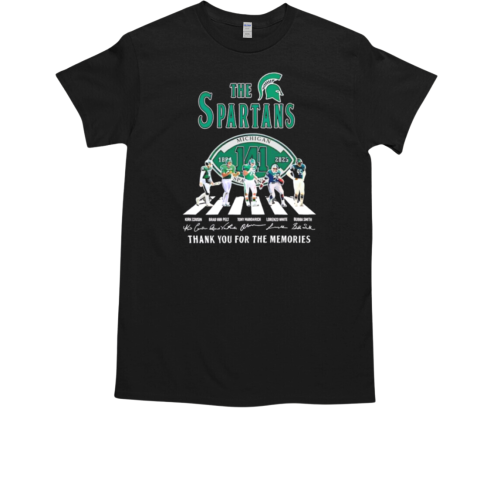 The Michigan State Spartans 141st Anniversary 1884 2025 signatures T-Shirt