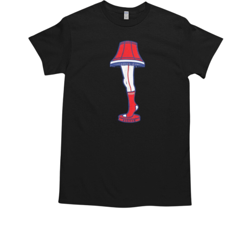 Boston Red Sox holiday leg lamp T-Shirt