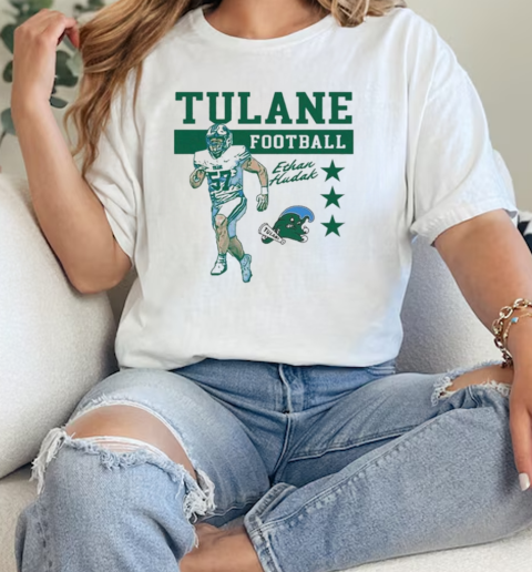 Tulane 2024 White Wave Crew  Classic Womens T-shirt