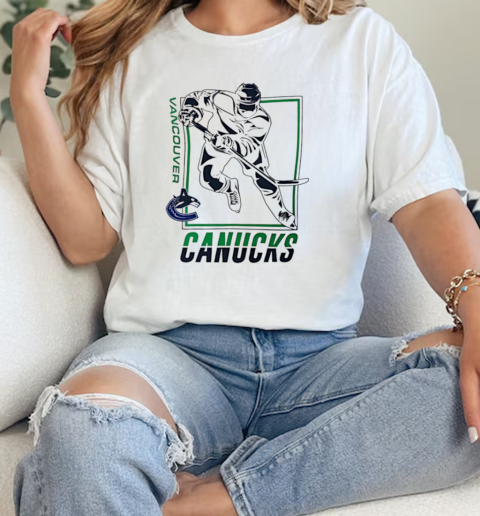 Vancouver Canucks Starter Player Grid  Classic Womens T-shirt