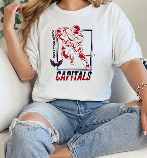 Washington Capitals Starter Player Grid  Classic Womens T-shirt