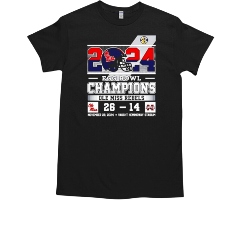 2024 Ole Miss Rebels Egg Bowl Champions 26 14 T-Shirt