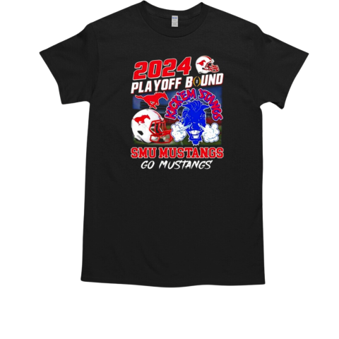 2024 Playoff Bound SMU Mustangs go Mustangs T-Shirt