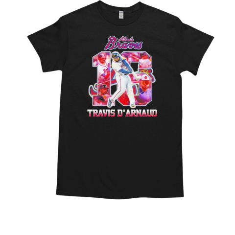 Atlanta Braves Travis D'Arnaud Signature T-Shirt