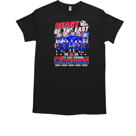 Beast Of The East 2024 AFC East Division Champions Buffalo Bills T-Shirt