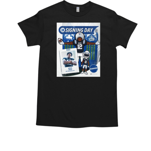 Bryce Davis Signing Day 2024 Duke Blue Devils Greensboro NC T-Shirt