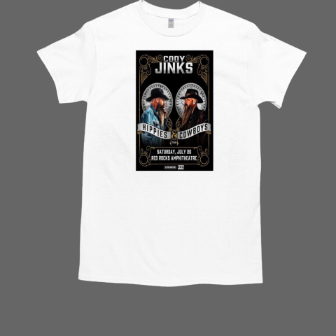 Cody Jinks July 26 2025 Red Rocks Amphitheatre T-Shirt