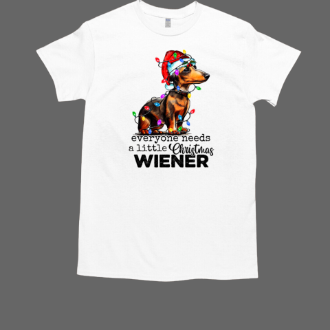 Dachshund everyone needs a little Christmas wiener T-Shirt