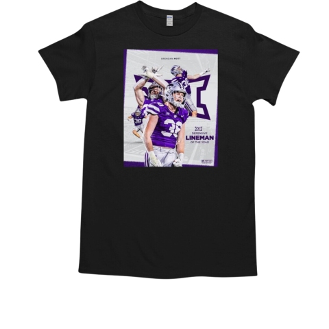 Brendan Mott K State Football Big 12 Defensive Lineman of the Year T-Shirt