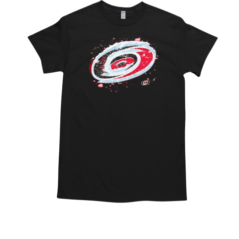 Carolina Hurricanes Snow Logo T-Shirt