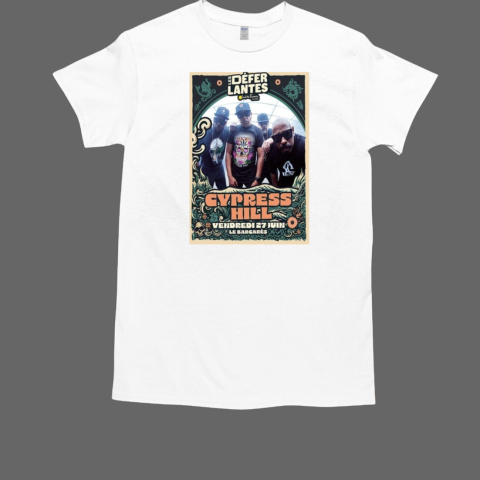 Cypress Hill For Les Deferlantes Sud de France 2025 At Le Barcares On Vendredi 27 Juin T-Shirt