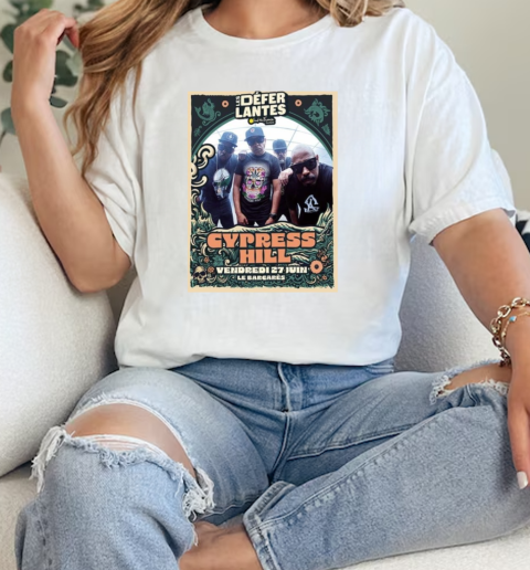 Cypress Hill For Les Deferlantes Sud de France 2025 At Le Barcares On Vendredi 27 Juin  Classic Womens T-shirt