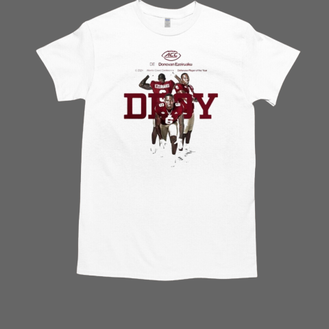 Donovan Ezeiruaku Boston College Football 2024 ACC Defensive Player of the Year T-Shirt