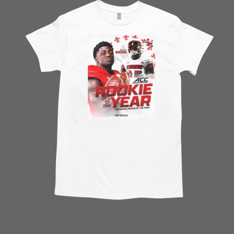 Isaac Brown Louisville Football ACC Rookie of the Year AND Offensive Rookie of the Year T-Shirt